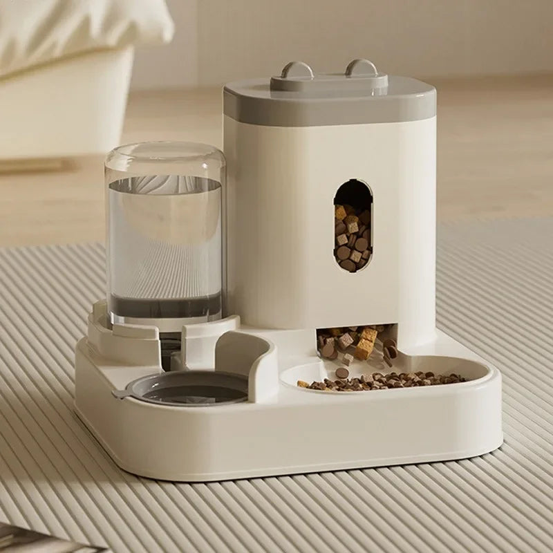 Automatic Pet Feeder with Water Dispenser | 2-in-1 Food & Water Station | For Cats & Small Dogs