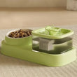 Large Dog Bowl | Cats Food Bowls | 2 in 1 Pet Feeders | Water Fountain & Food Container | Automatic Feeder & Waterer | Pet Feeding Supplies