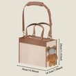 Puppy Travel Bag – Soft, Breathable PU Leather Dog Carry Bag for Small Pets