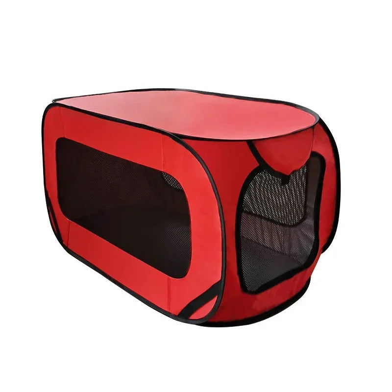 Portable Large Dog Bed Pop-Up Kennel – Indoor Outdoor Crate for Pets, Car Seat Kennel & Cat Bed