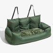 Large Dog Car Seat Carrier – Foldable Pet Travel Bed with Safety Straps & Washable Cover