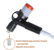 Press-Type Aquarium Water Change Pump with Gravel Cleaner & Glass Scraper