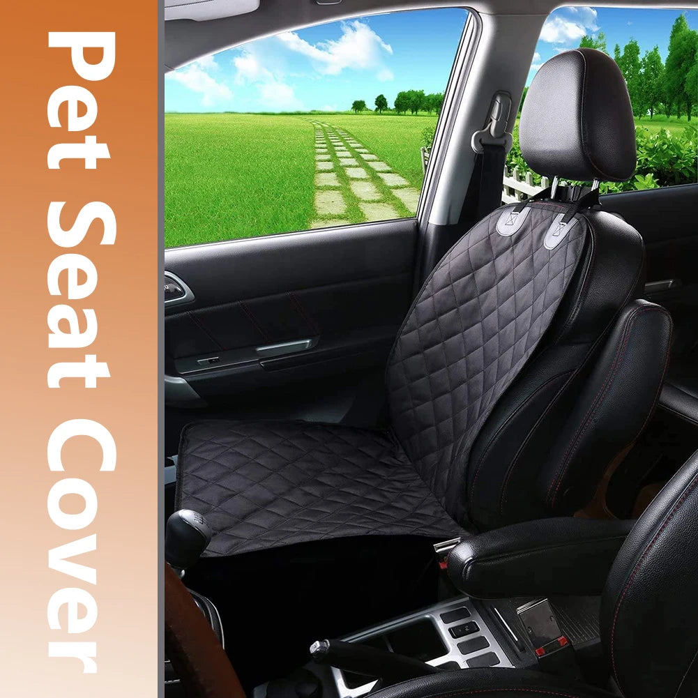 Dog Car Front Seat Cover – Waterproof Non-Slip Pet Carrier Mat for Cars, Trucks & SUVs