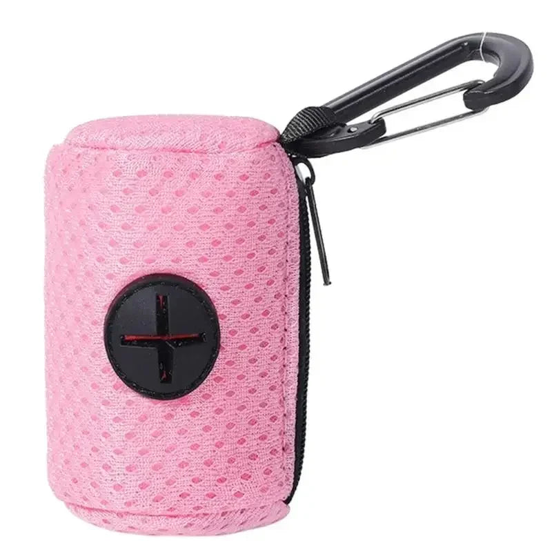 Portable Dog Poop Bag Dispenser – Stylish Pet Waste Bag Holder for Clean Walks