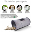 Foldable Cat Tunnel Tube Interactive Training Toy for Kittens and Puppies