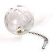 Bird Parrot Feeder Toy | Foraging Bell Chain Ball | Cage Hanging Chew Toy | Plastic Feeding Accessory for Pet Birds