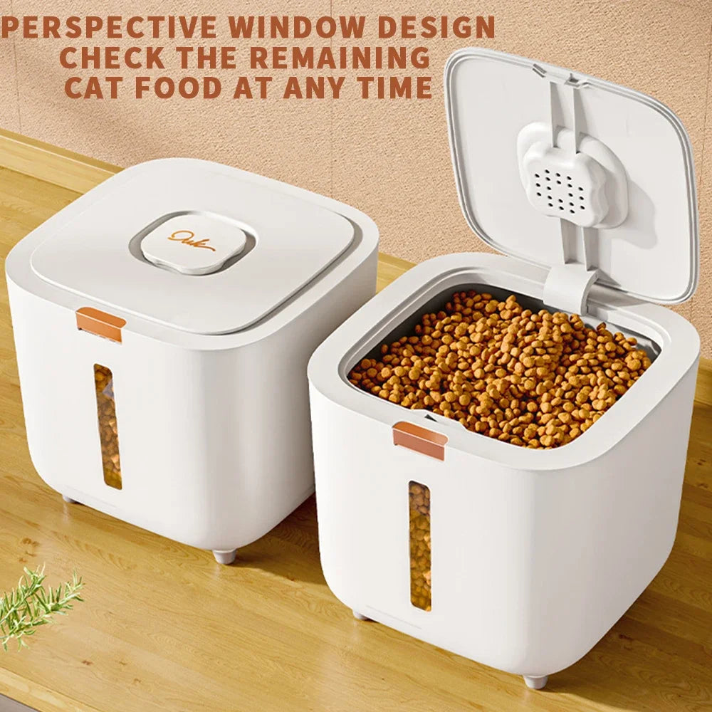 Large Pet Food Storage Barrel – Airtight & Moisture-Proof Container for Dog, Cat & Small Animal Food