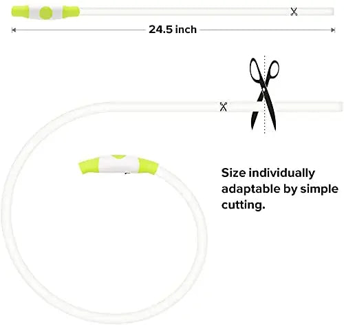 LED Luminous Dog Collar Light Rechargeable Flashing Safety Collar for Nighttime Walking